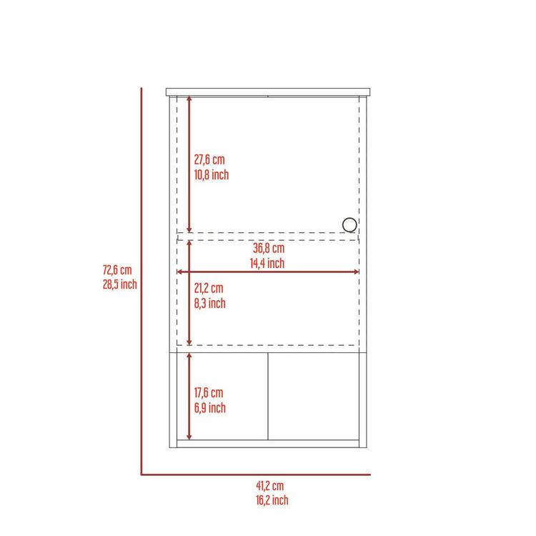 FM FURNITURE Alaska Medicine Cabinet