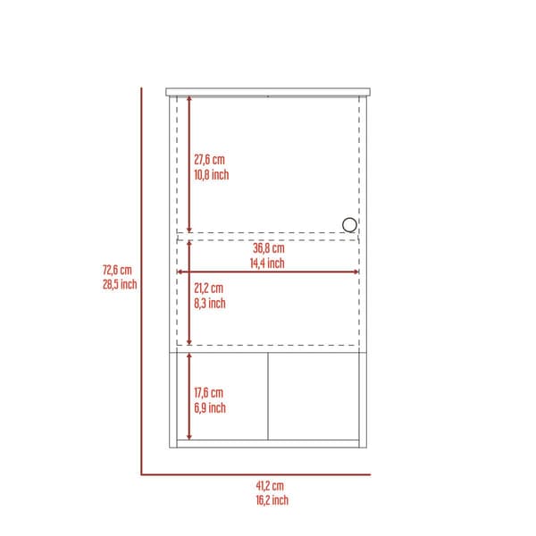 FM FURNITURE Alaska Medicine Cabinet