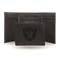 Mens NFL Oakland Raiders Faux Leather Trifold Wallet - image 1