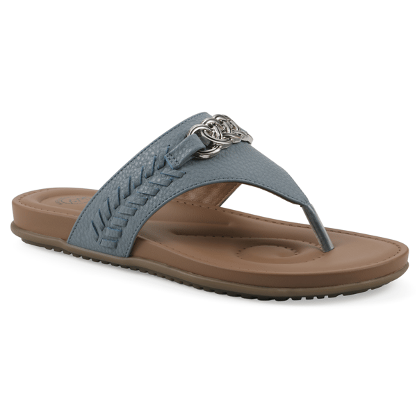 Womens White Mountain Aladdin Thong Sandals - image 