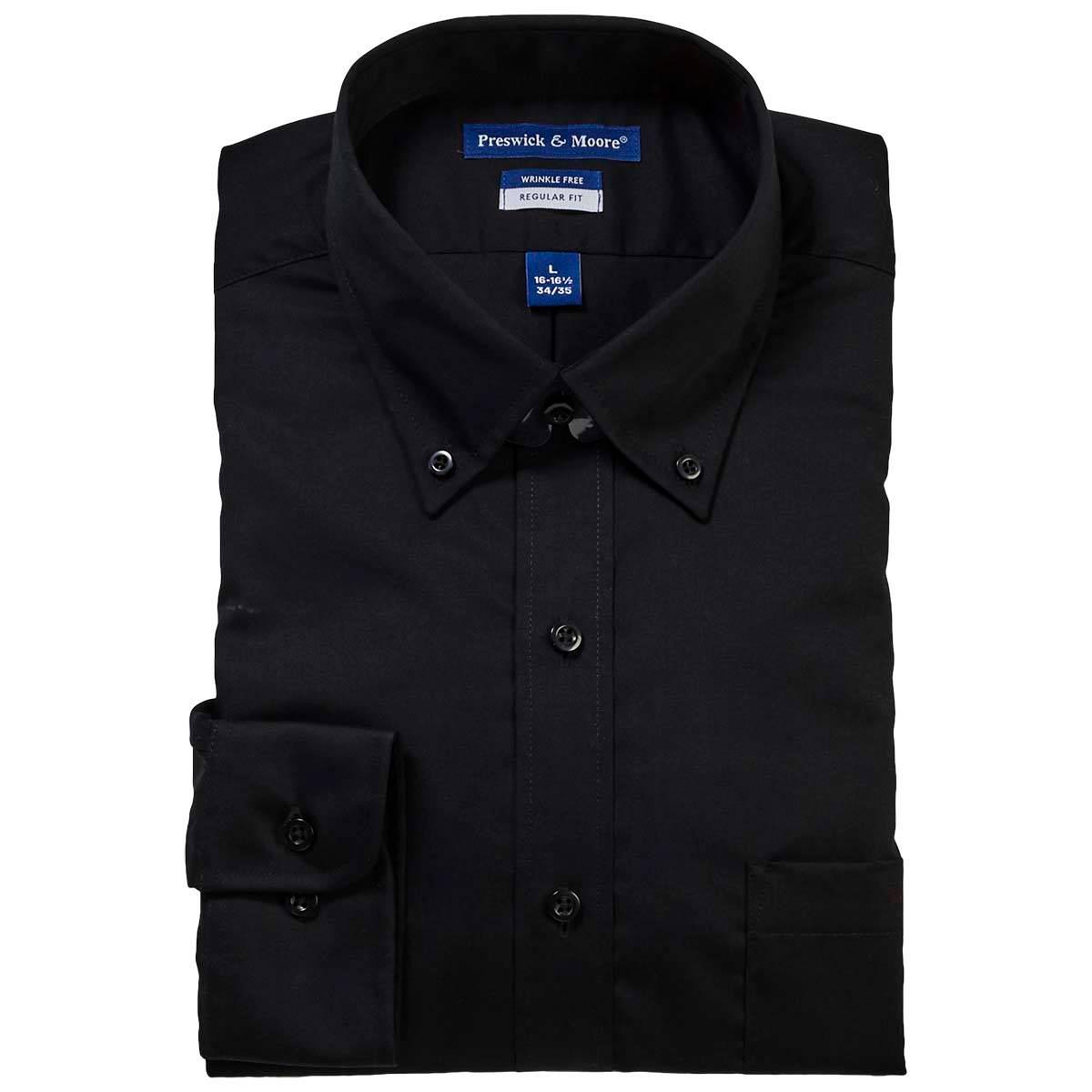 Mens Preswick & Moore® Regular Fit Stretch Dress Shirt -...