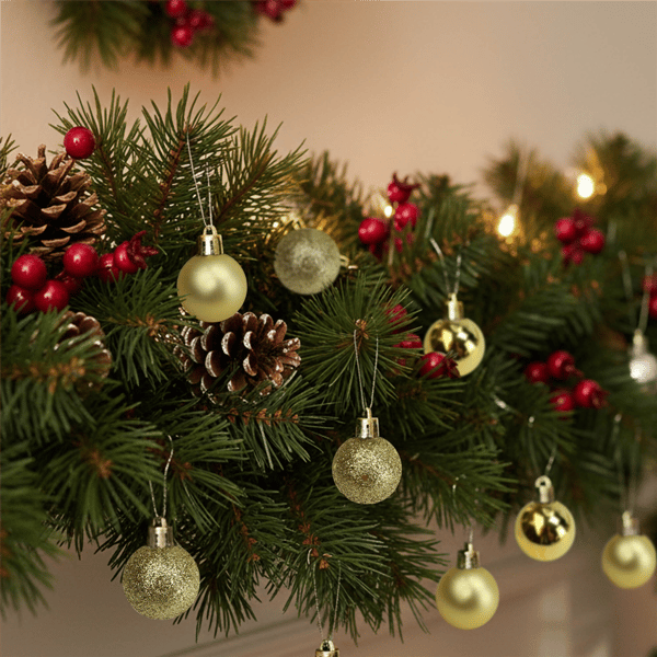 Northlight 18ct. Vegas Gold 4-Finish Christmas Ball Ornaments