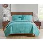 VCNY Home Yara Aqua Medallion Reversible Quilt Set - image 3