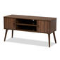 Baxton Studio Alard 2 Door Walnut TV Stand - image 1