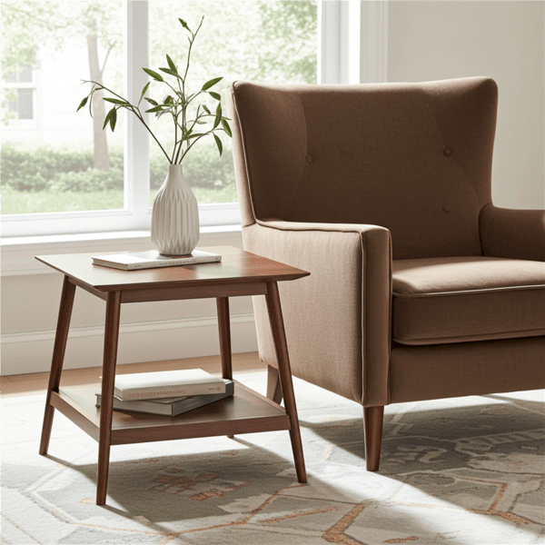 Fairway Avenue Home(tm) Solid Acacia End Table - image 