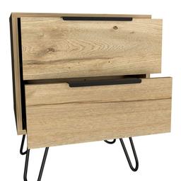 FM FURNITURE Nuvo 2-Drawer Nightstand