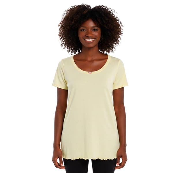 Womens Jessica Simpson Short Sleeve Pajama Tee w/ Rosette - image 
