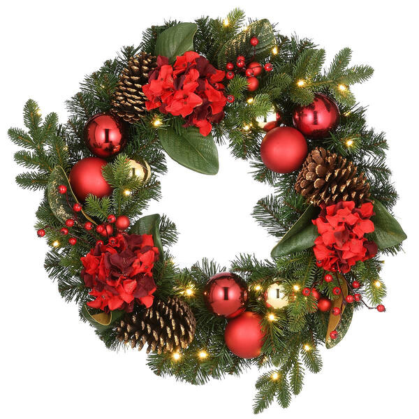 National Tree 24in. Vienna Waltz LED Wreath - image 