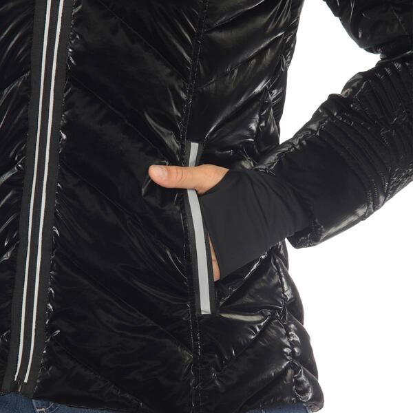 Womens White Mark Midweight Quilted Puffer Jacket