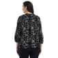 Plus Size Rafaella® 3/4 Sleeve Floral Embroidery Blouse - image 2