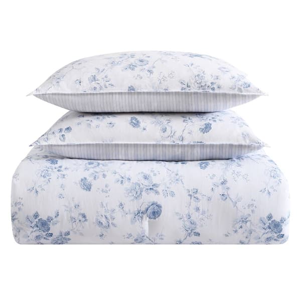 Laura Ashley Belinda Cotton Reversible Comforter Set