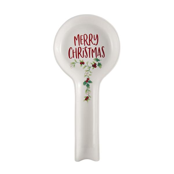 Pfaltzgraff(R) Winterberry Merry Xmas Spoon Rest