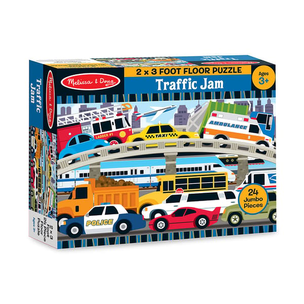 Melissa &amp; Doug® Traffic Jam Floor Puzzle