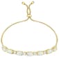 Gianni Argento Gold-Plated Lab Opal Oval Adjustable Bracelet - image 2