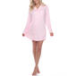 Womens White Mark Long Sleeve Nightshirt - image 1