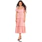 Juniors Trixxi Papaya Gauze Midi Dress - image 7