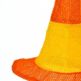 National Tree Candy Corn Witch&#8217;s Hat Garden Stakes - Set of 3