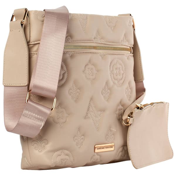 Adrienne Vittadini Embossed Crossbody Handbag