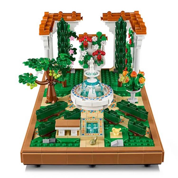 LEGO® Icons Fountain Garden Building Kit
