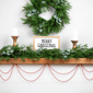 Northlight 15ft. Crimson Red Shiny Beaded Christmas Garland - image 3