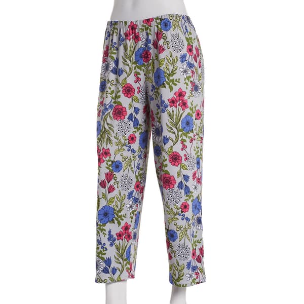 Womens HUE&#40;R&#41; Florishing Floral Capri Pajama Pants - image 