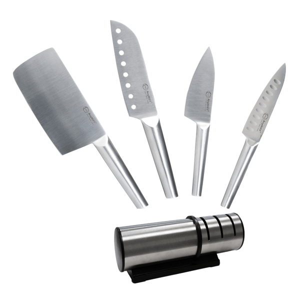 BergHOFF Straight 5pc. Specialty Knife Set with 3-in-1 Sharpener