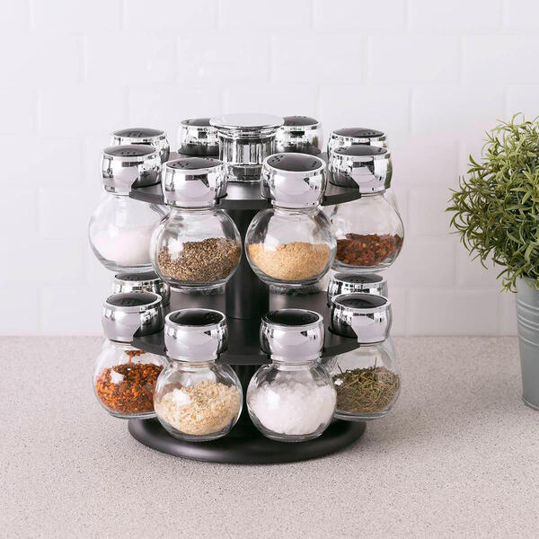 Home Basics 16pc. Revolving Spice Rack - image 