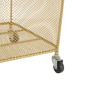 9th & Pike® Modern Gold Metal Storage Cart - image 6