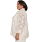 Plus Size Alfred Dunner Natural Wonder Sequin Two In One Blouse - image 4