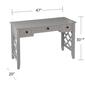 Southern Enterprises Endorville Writing Desk w/ Storage - image 4