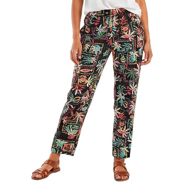 Womens Robert Louis Pull On Coastal Wide Leg Drawstring Pants