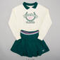 Girls &#40;7-16&#41; Reebok Collar Varsity Sweatshirt & Pleated Skort Set - image 2