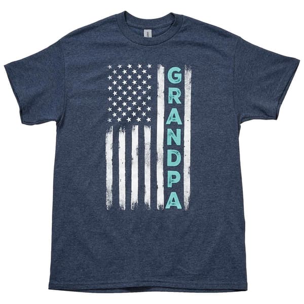 Mens Grandpa Flag Short Sleeve Tee - image 