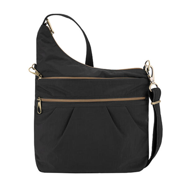 Travelon Anti-Theft Signature 3 Compartment Crossbody Tote - image 