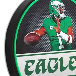 Open Road Eagles Hurts Round LED Wall Decor
