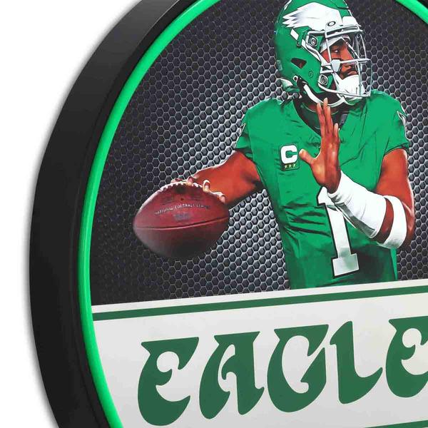 Open Road Eagles Hurts Round LED Wall Decor