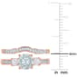 Gemstone Classics™ 10kt. Rose Gold 7/8ct. Aquamarine Ring - image 3