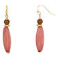 Ashley Cooper(tm) Gold-Tone Elongated Multi-Berry Bead Drop Earrings - image 1