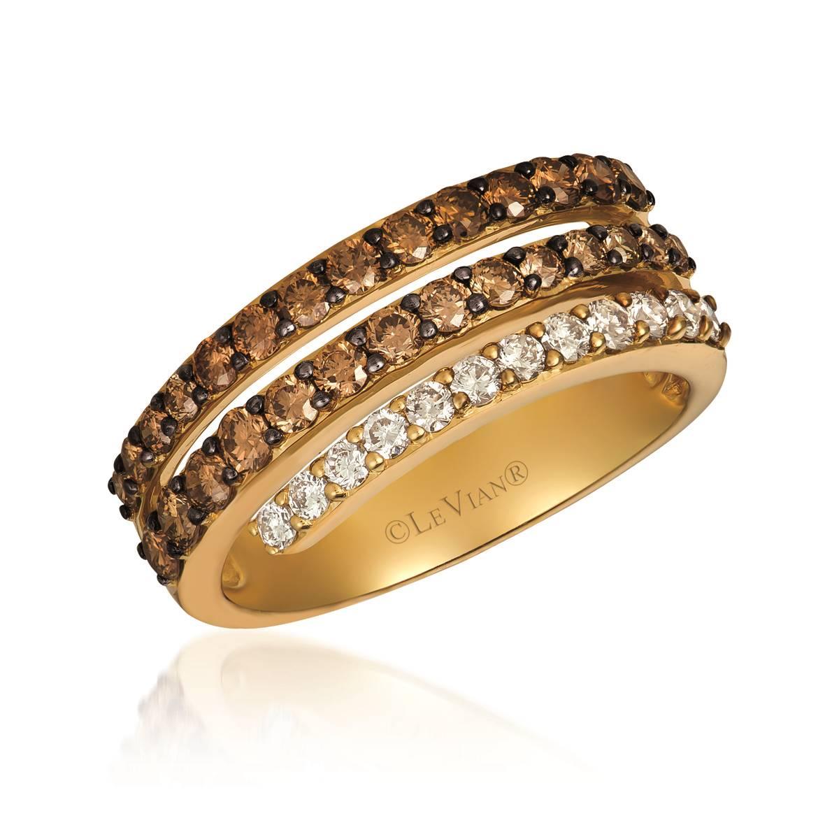 Le Vian® 14kt. Honey Gold™ & 1ctw. Chocolate Diamonds®...