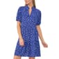 Womens Cece Short Sleeve Floral Chiffon Shift Dress - image 2