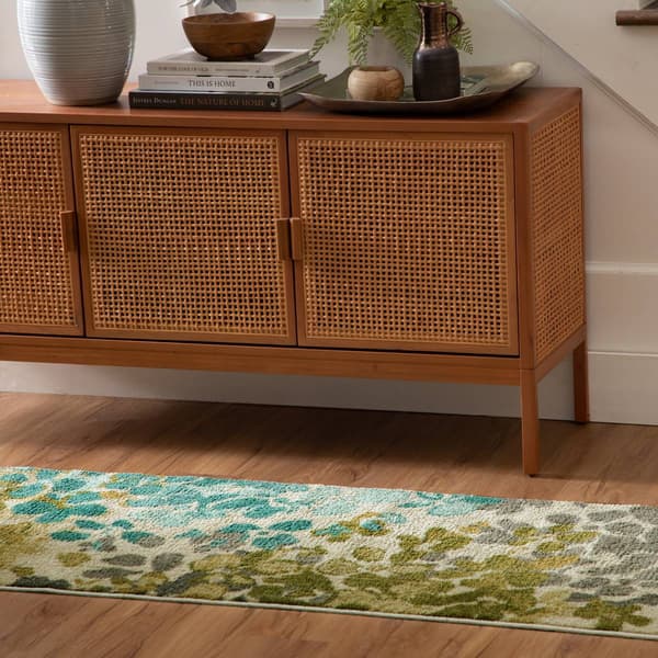 Mohawk Home Radiance Floral Watercolor Runner