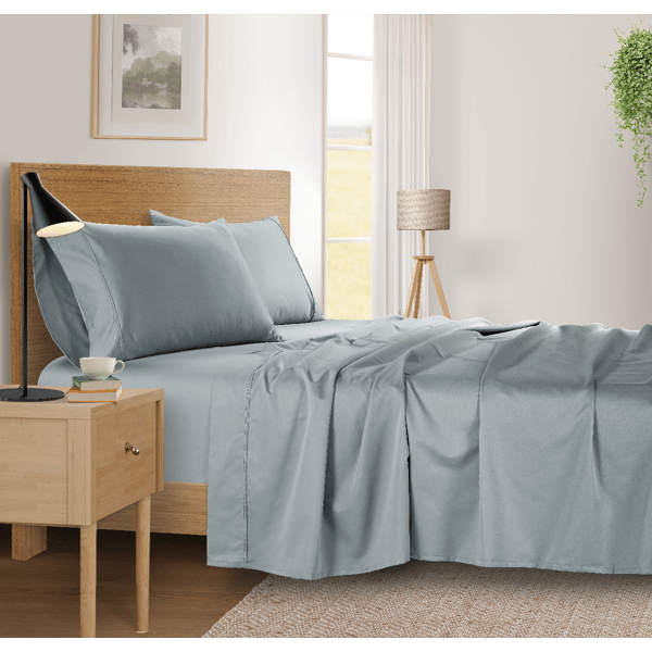 Kathy Ireland 500 Thread Count Cooling Cotton 4pc. Sheet Set - image 