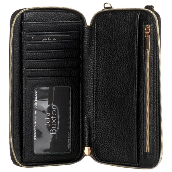 Womens Buxton Everywhere Crossbody Wallet - Painted Meadows