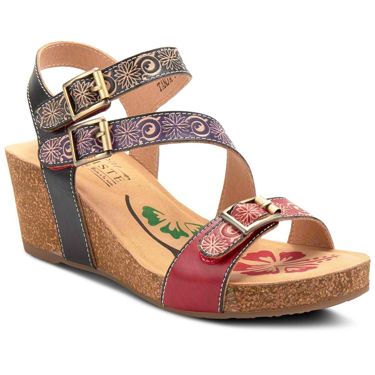 Womens L’Artiste by Spring Step Tanja Wedge Sandals