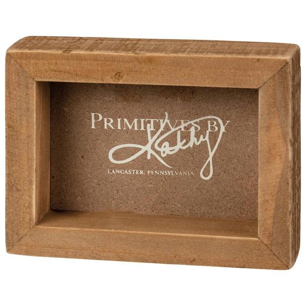 Primitives By Kathy Grateful Mini Box Sign