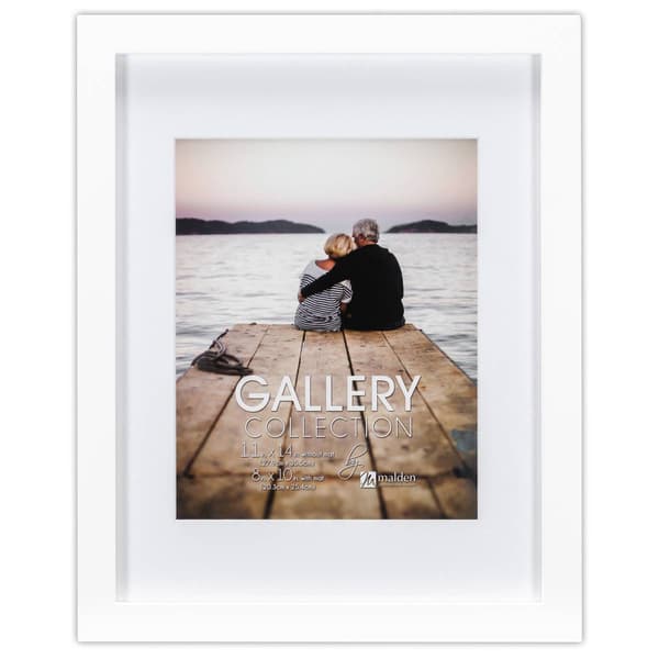 Malden Galley White Matted Frame - 8x10/11x14 - image 