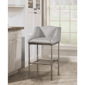 HH2 Home Dillon Low Profile Wingback Grey Counter Height Stool - image 1