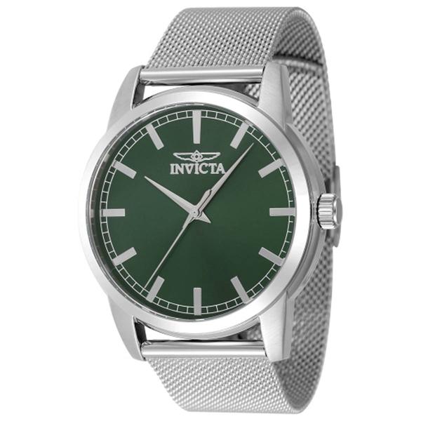 Mens Celestial Green Dial Quartz Stainless Steel Watch - 48507 - image 