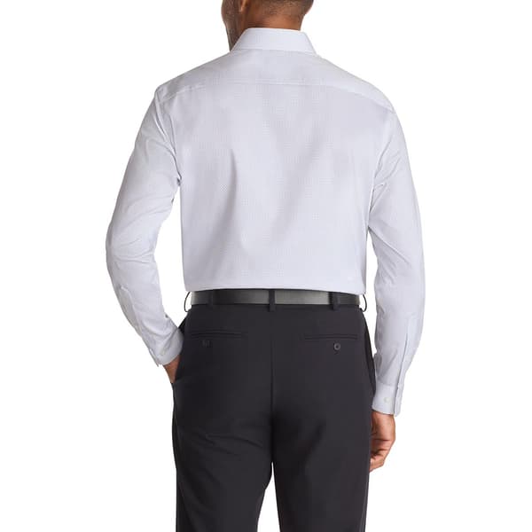 Mens Van Heusen&#174; Regular Fit Stretch Dress Shirt - Taupe/Navy