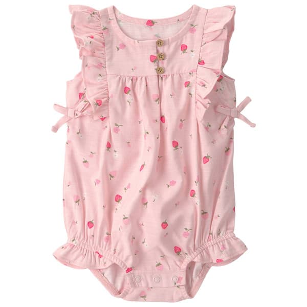 Baby Girl (3-24M) Carter''s(R) Strawberry Sleeveless Bubble Bodysuit - image 